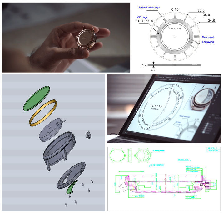 VOELEN Automatic Watch Design - Capturing feeling through fashion - feel the moment with Voelen